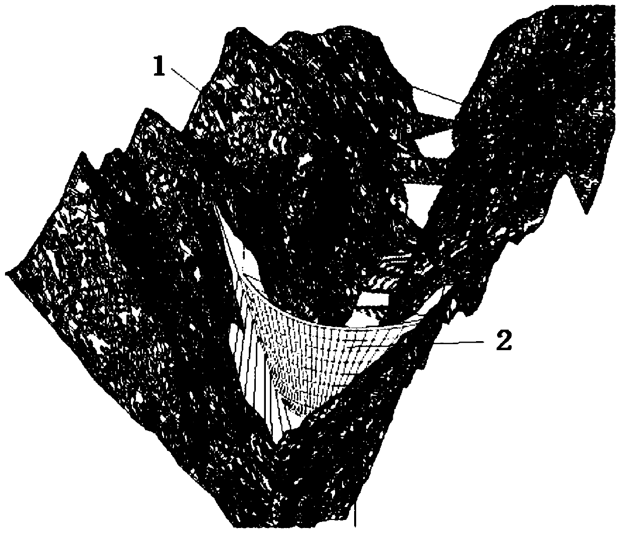 A method for judging the stability of arch dam abutment slope based on 3D visualization