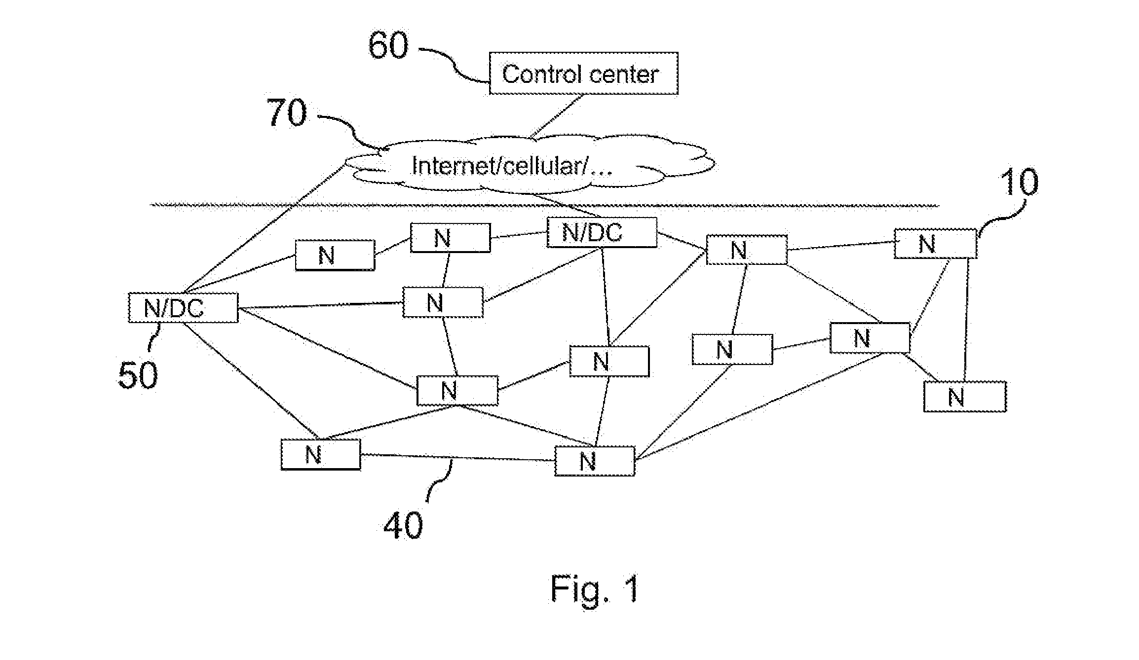 System and method for optimizing data transmission to nodes of a wireless mesh network