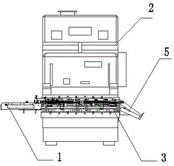 Full-automatic punching device for production of vehicle fittings