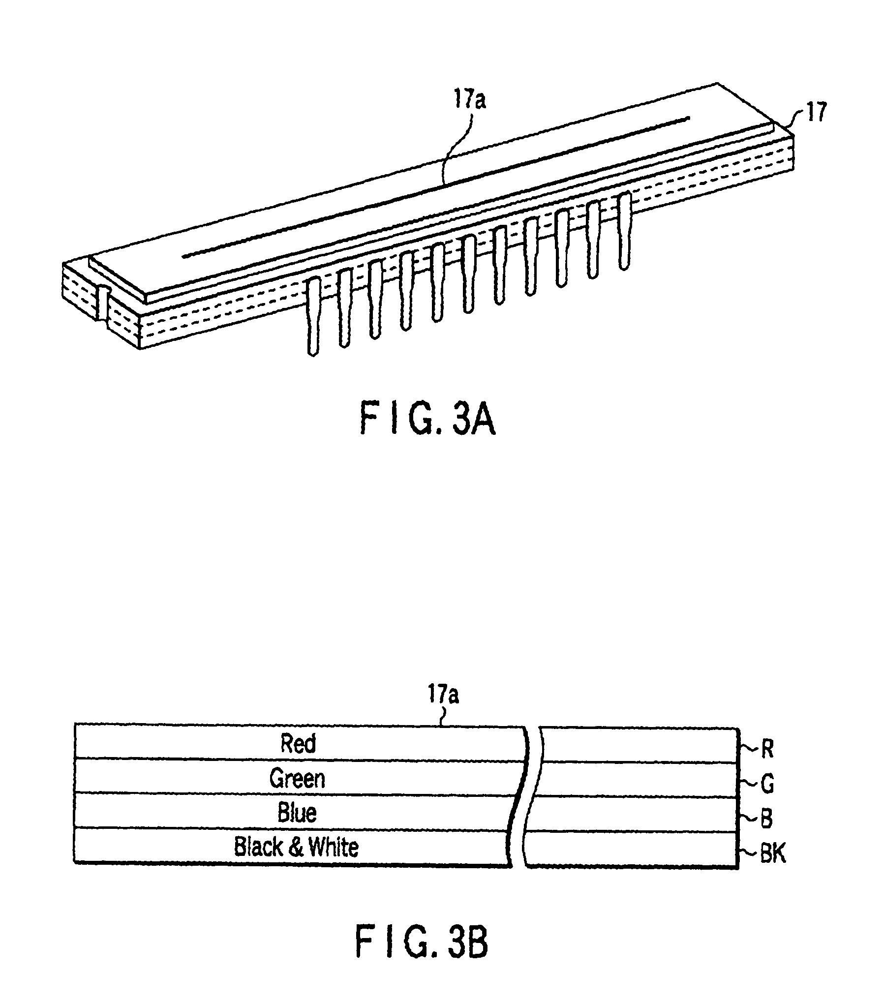 Image inputting apparatus and image forming apparatus using four-line CCD sensor