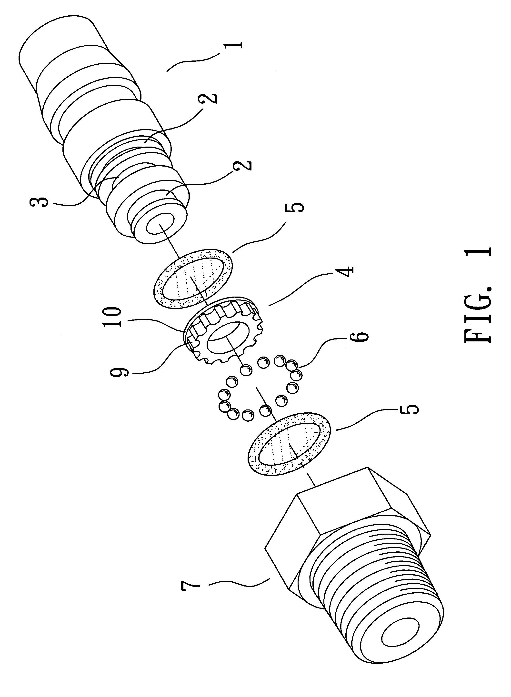 Non-permeable pipe connector structure