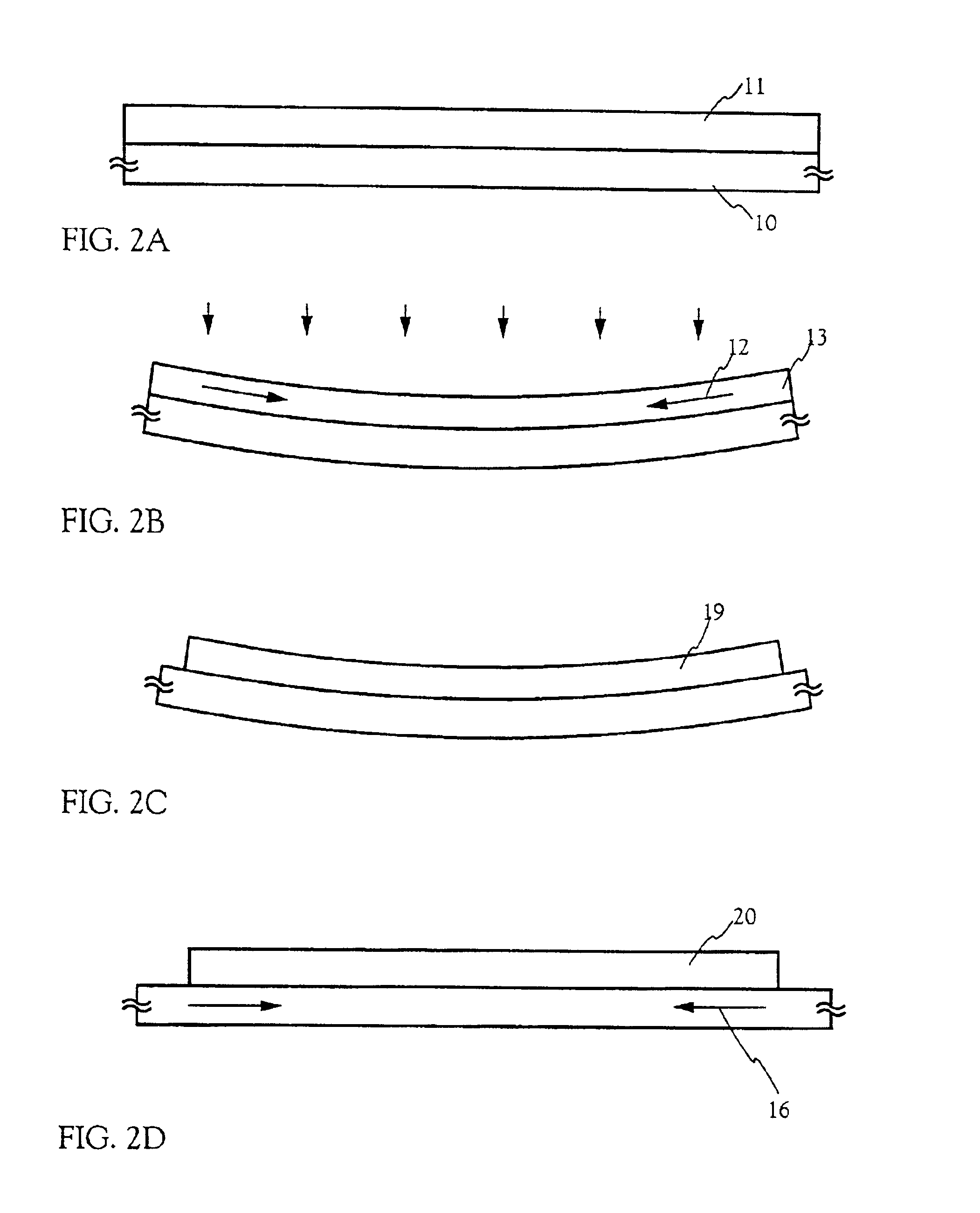 Method of manufacturing a semiconductor film with little warp