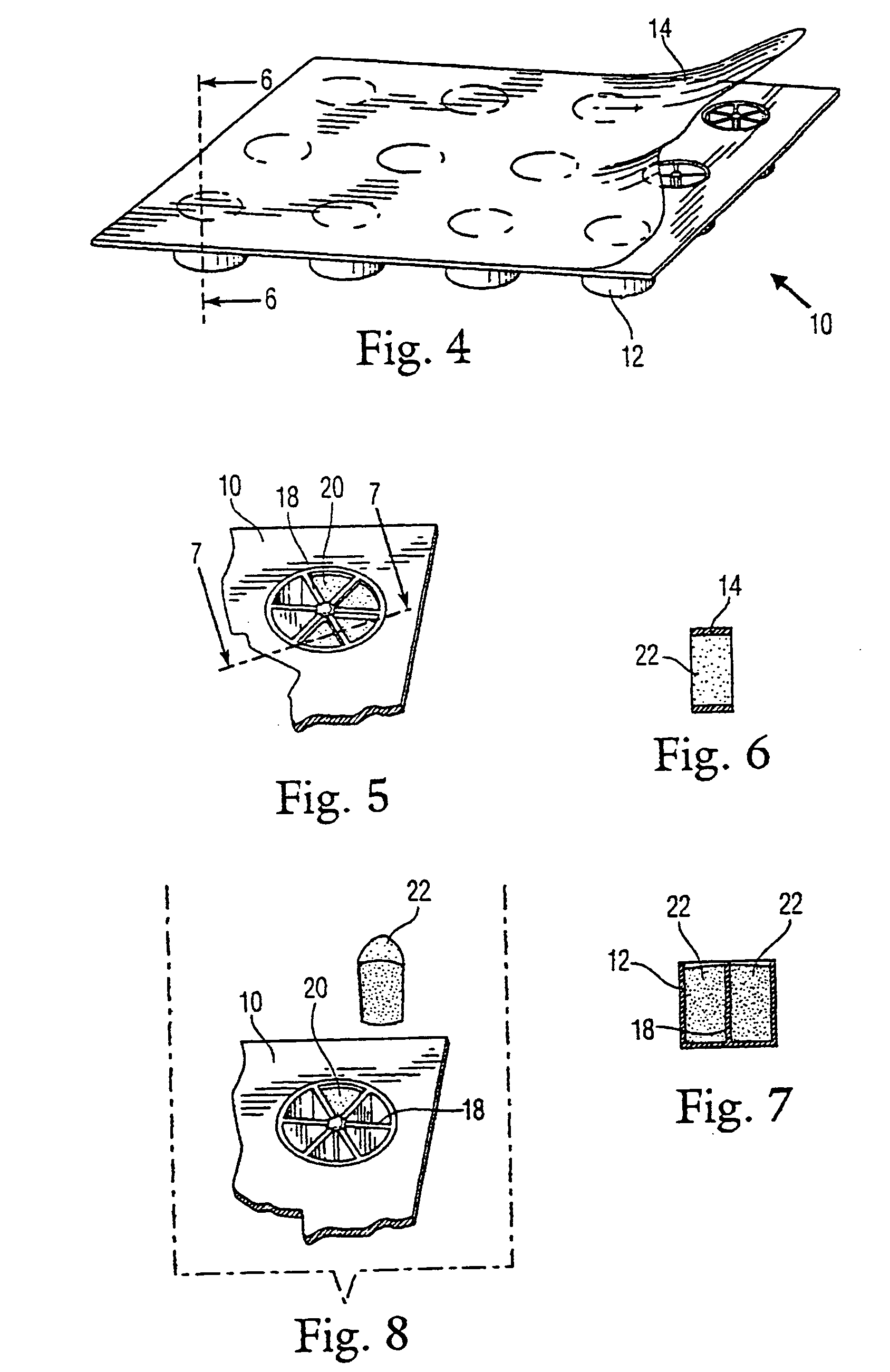 Sectioned article for mosquito control and package thereof