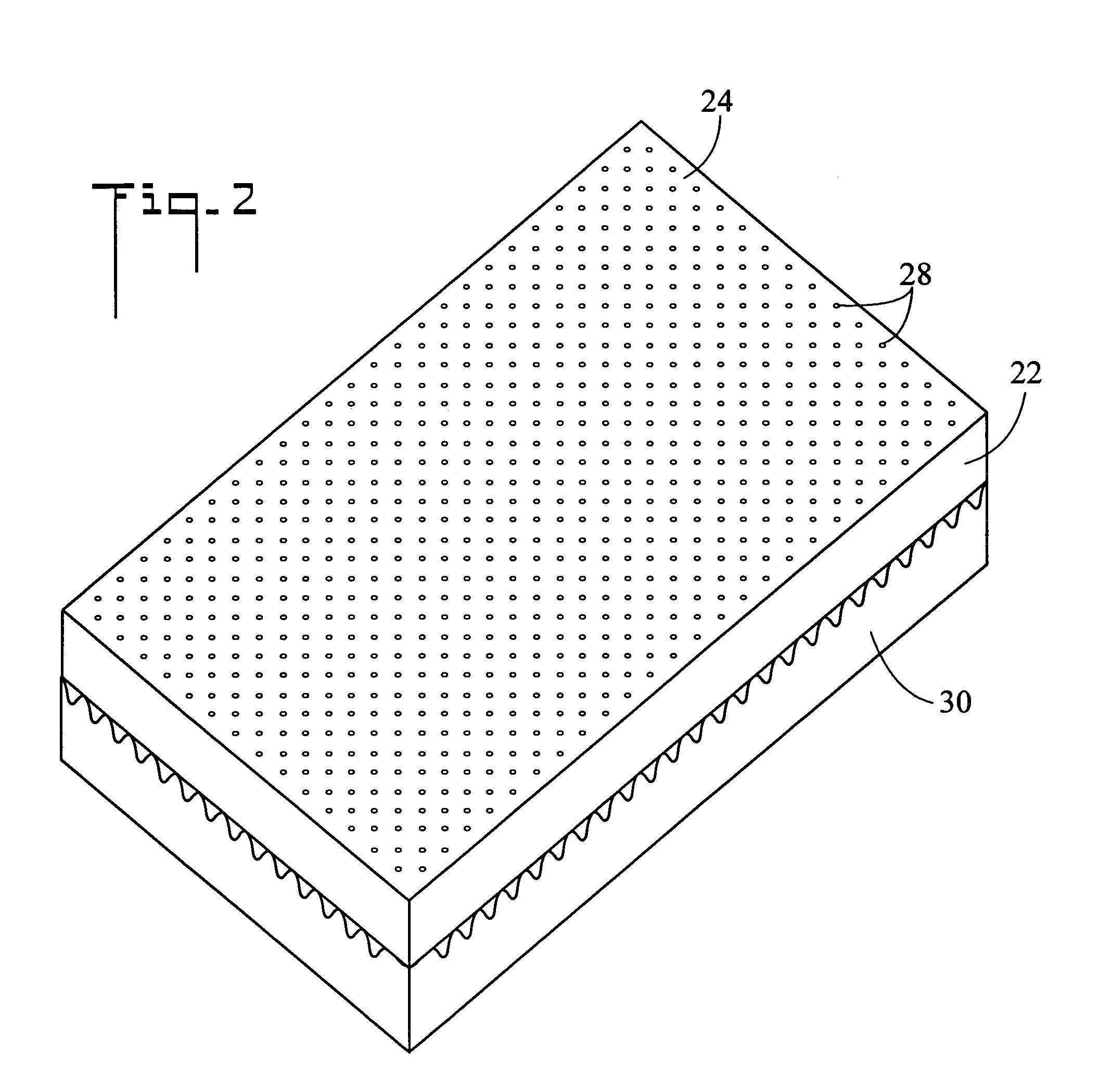 Ventilated mattress and method