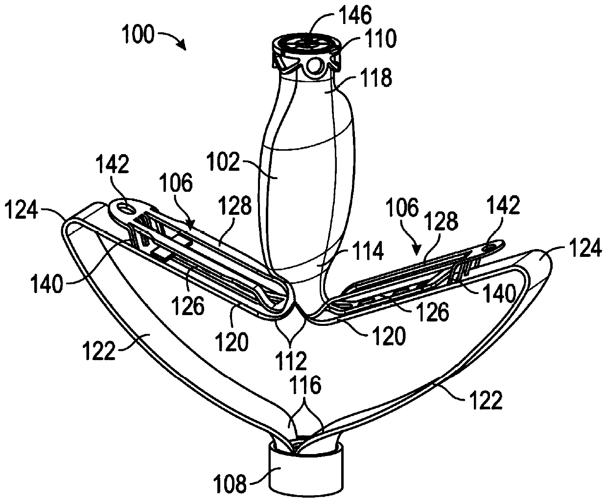 Mitral valve spacer device