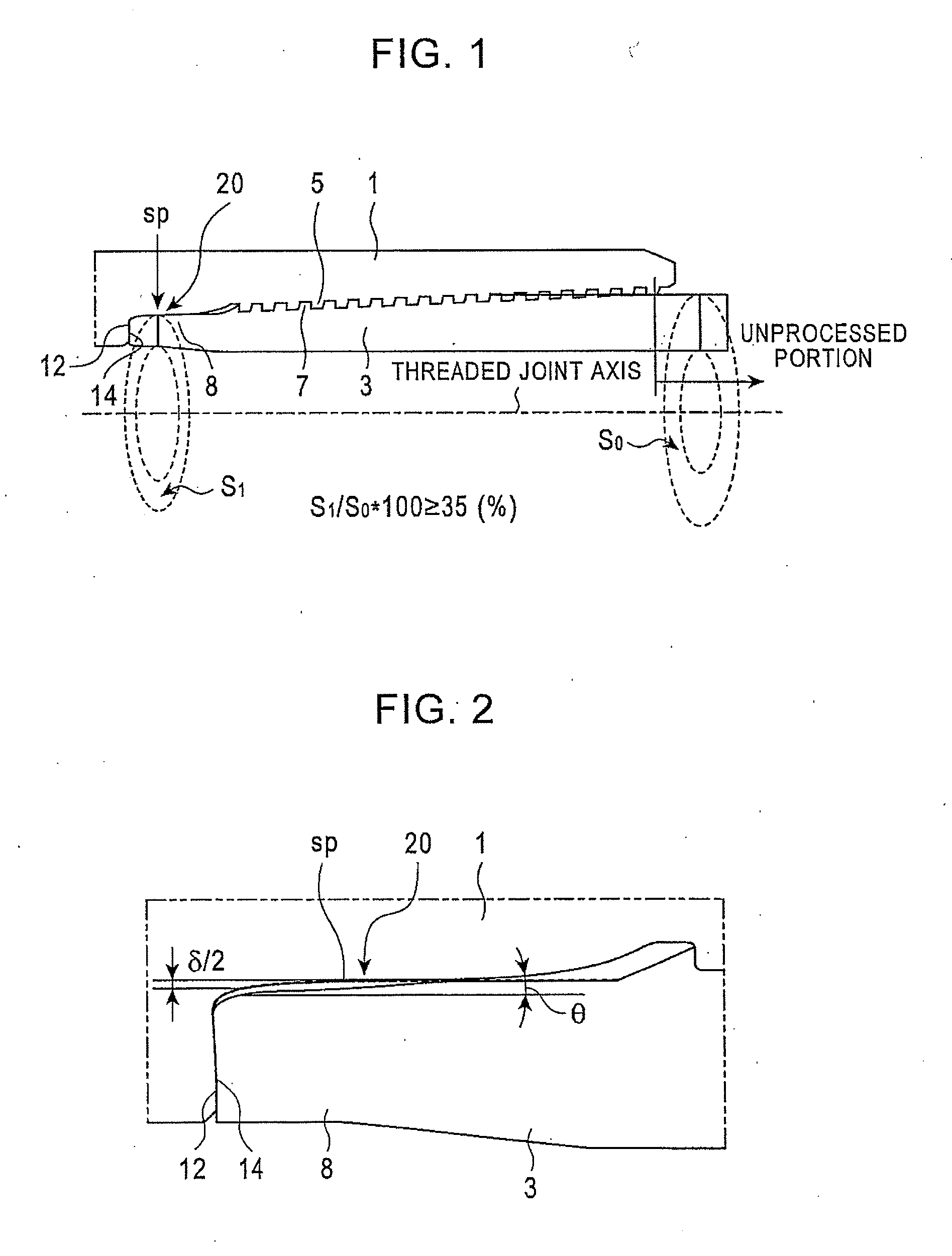 Threaded joint for pipes