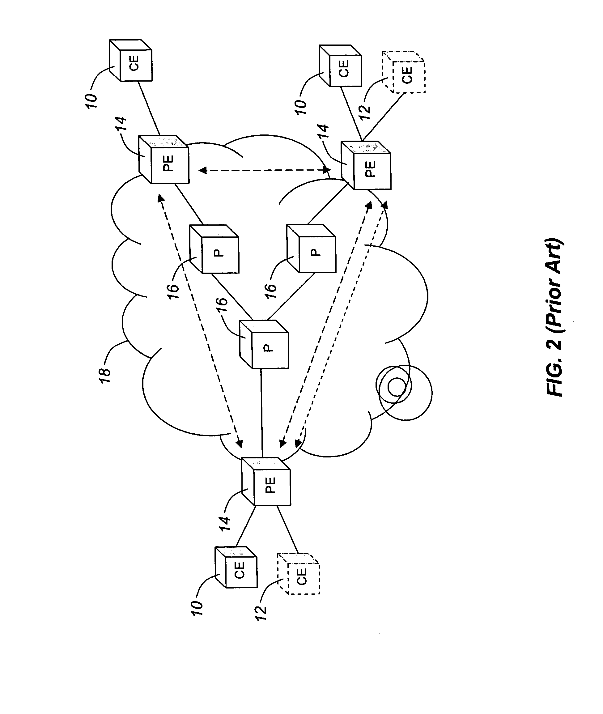 Flexible mechanism for supporting virtual private network services based on source-independent distributed advertisements