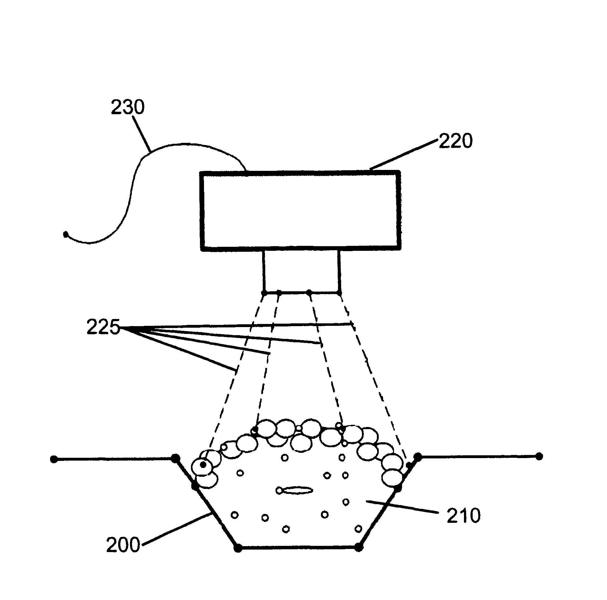 Non-hazardous bulk material analyzer system