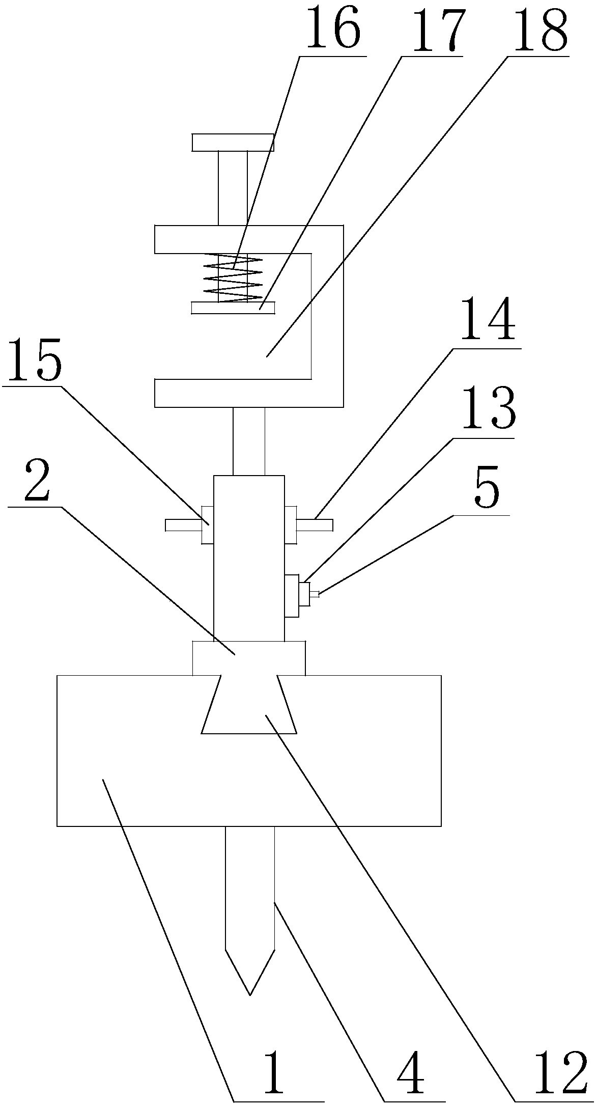 Clamping device for improving steel fixing capacity