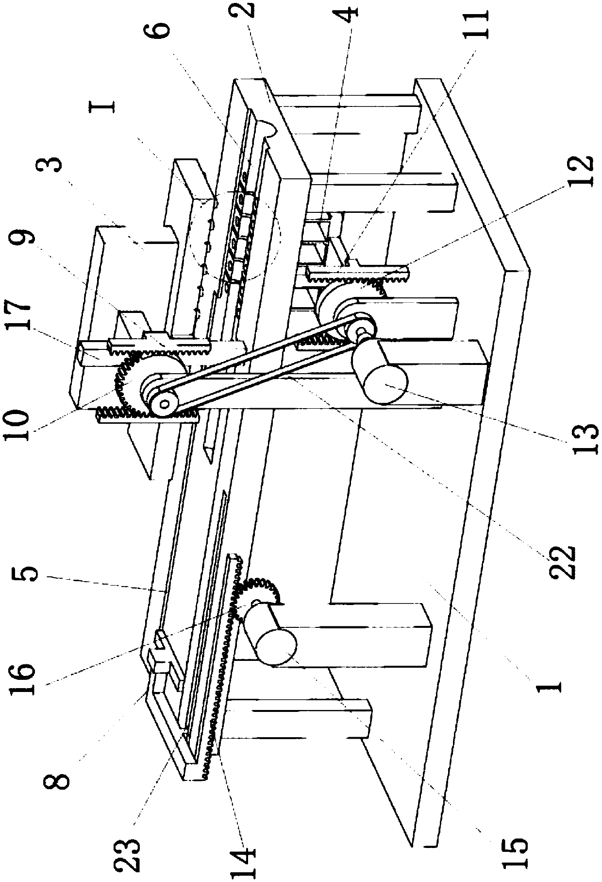 Machining device for automobile parts