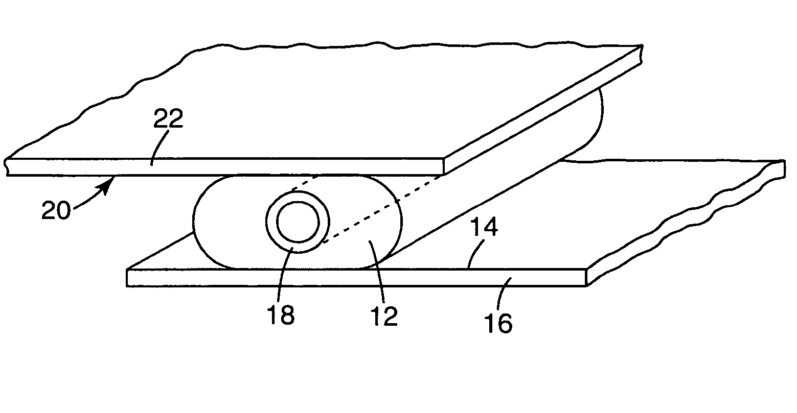 Method of curing using an electroluminescent light