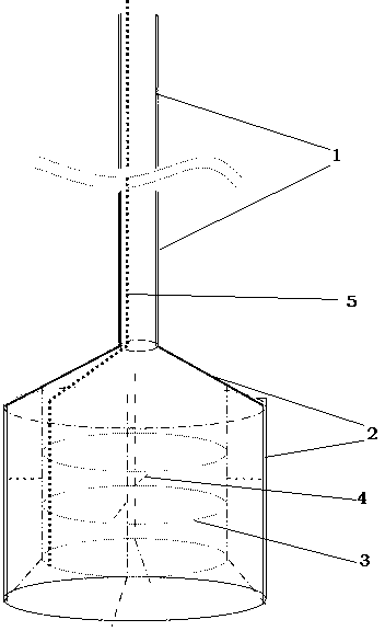 Exploitation device of gas hydrate of shallow water region and exploitation method