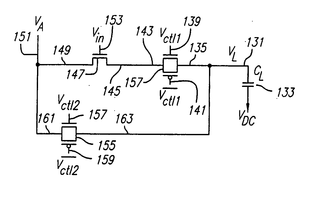 Power-efficient, pulsed driving of capacitive loads to controllable voltage levels