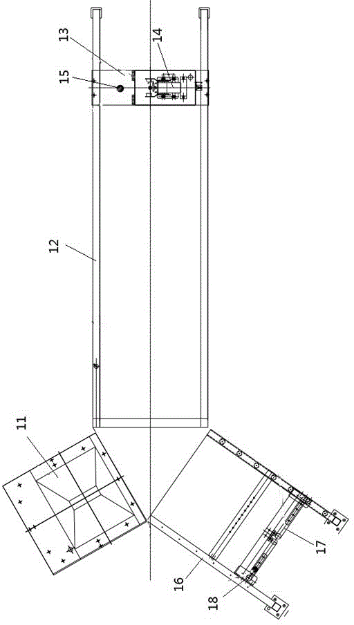 Automatic animal group feeding device