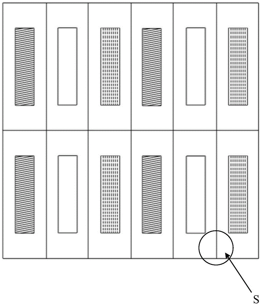 OLED pixel arrangement structure and vapor-deposition mask of pixel arrangement structure
