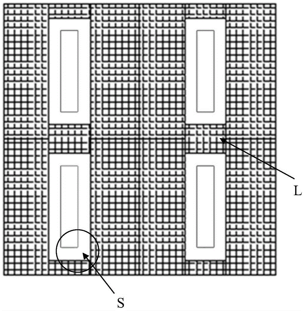 OLED pixel arrangement structure and vapor-deposition mask of pixel arrangement structure