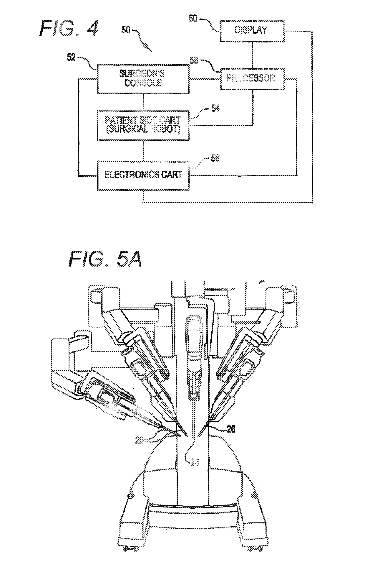 Methods and devices for table pose tracking using fiducial markers