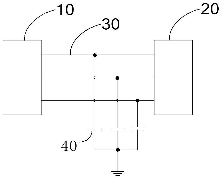 Driving device, method for eliminating single-end signal reflection of panel and display device