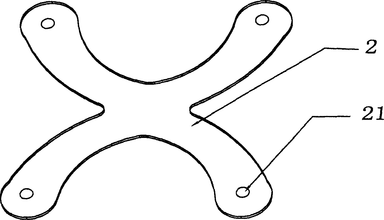 Combined type magnetic body structure