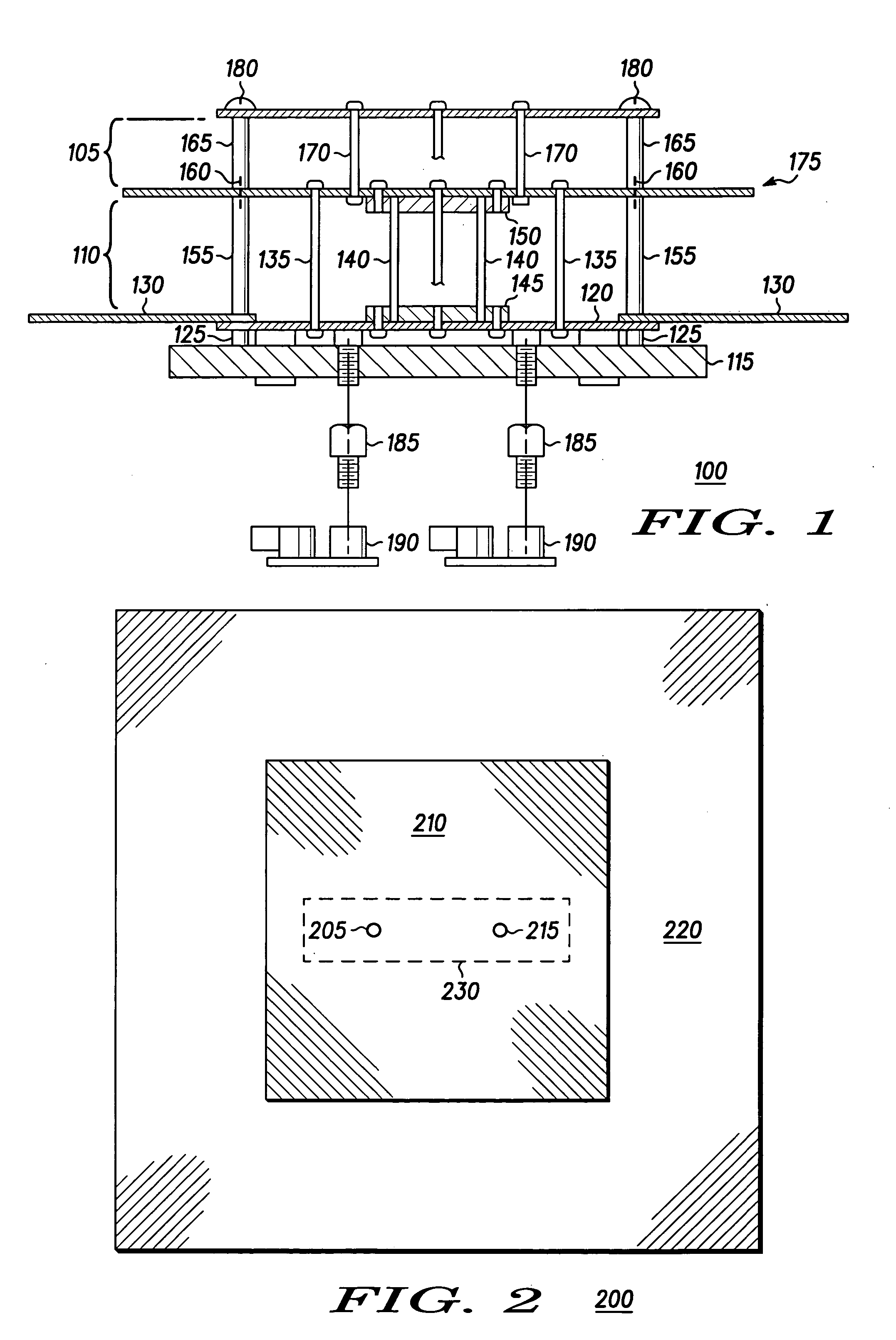 Defferential-fed stacked patch antenna