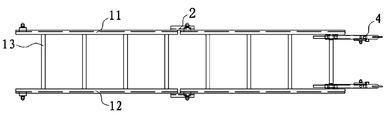 Portable flexible splicing ladder