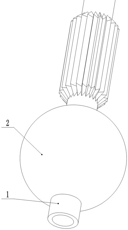 Air tube catheter capable of accurately performing local anesthesia