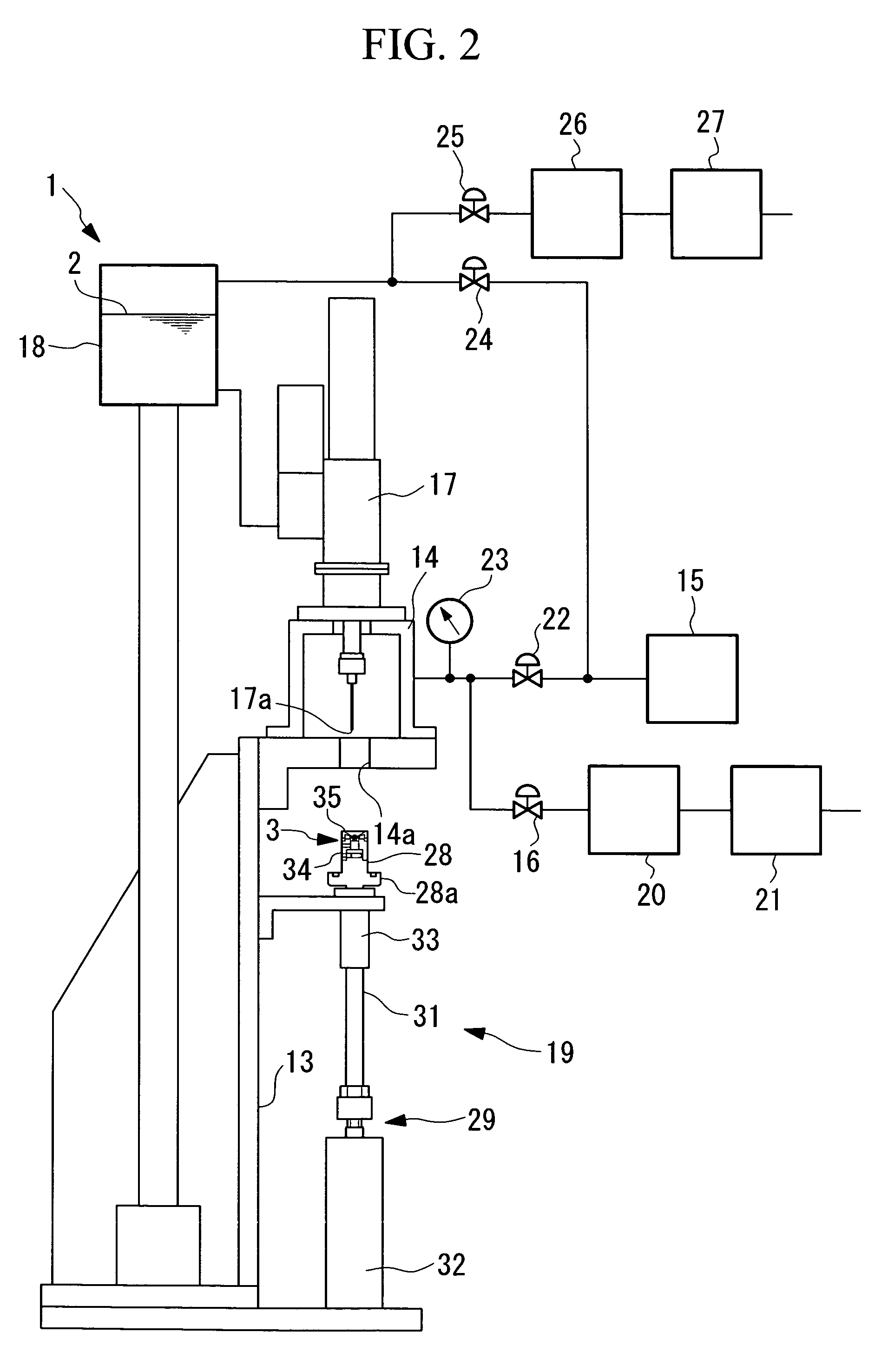 Working fluid injection apparatus for a fluid dynamic pressure bearing, method thereof, and method of manufacturing a fluid dynamic pressure bearing