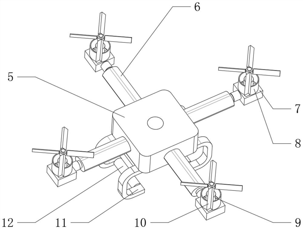 Loading unmanned aerial vehicle for express transportation and using method thereof