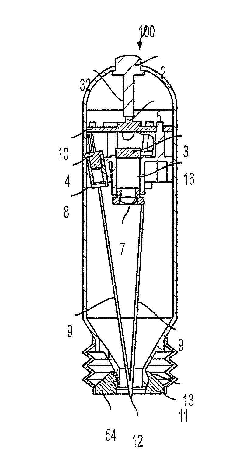 Aesthetic treatment device and method