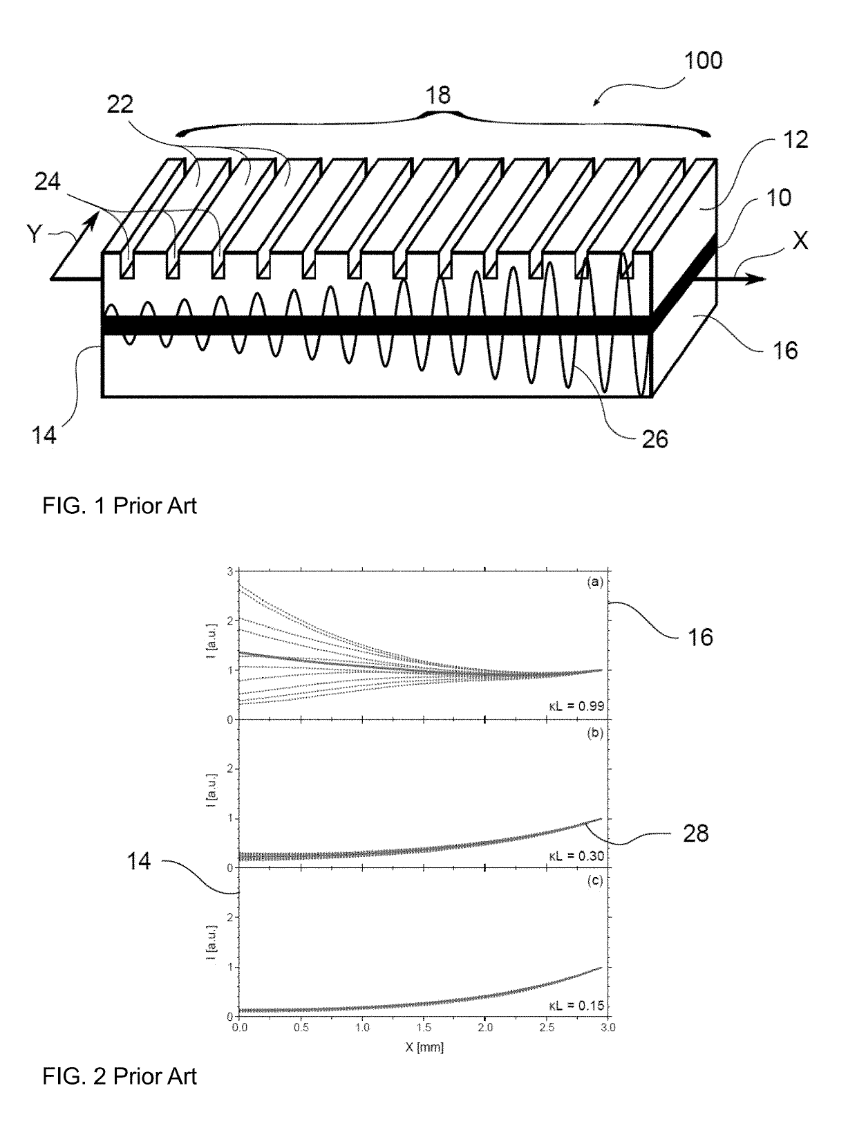 Laser diode with distributed feedback and method for producing