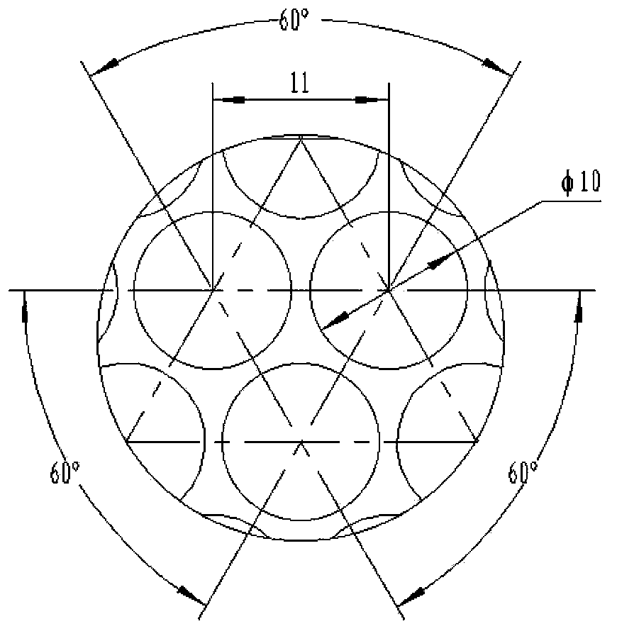 High temperature abrasion resistant guide plate and preparation method thereof