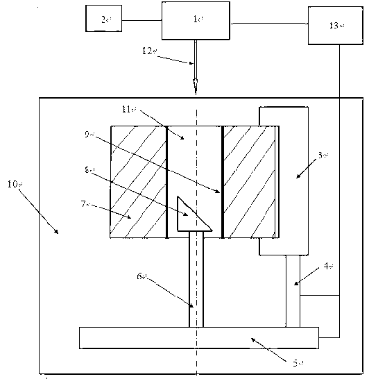 Method and device for strengthening underwater laser micro shot blasting of fastener hole