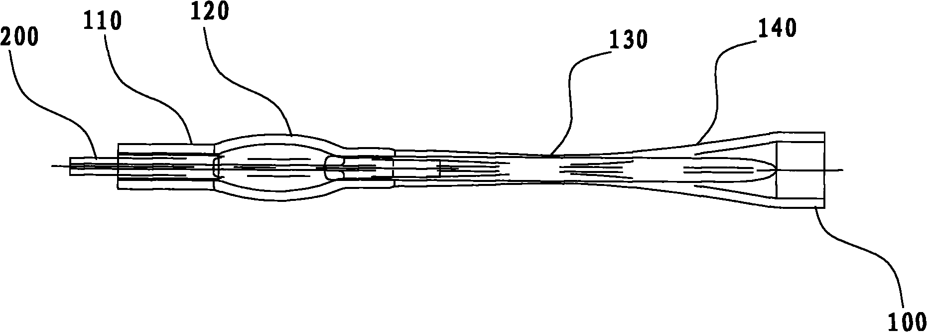 Refrigeration equipment and transition pipe for same