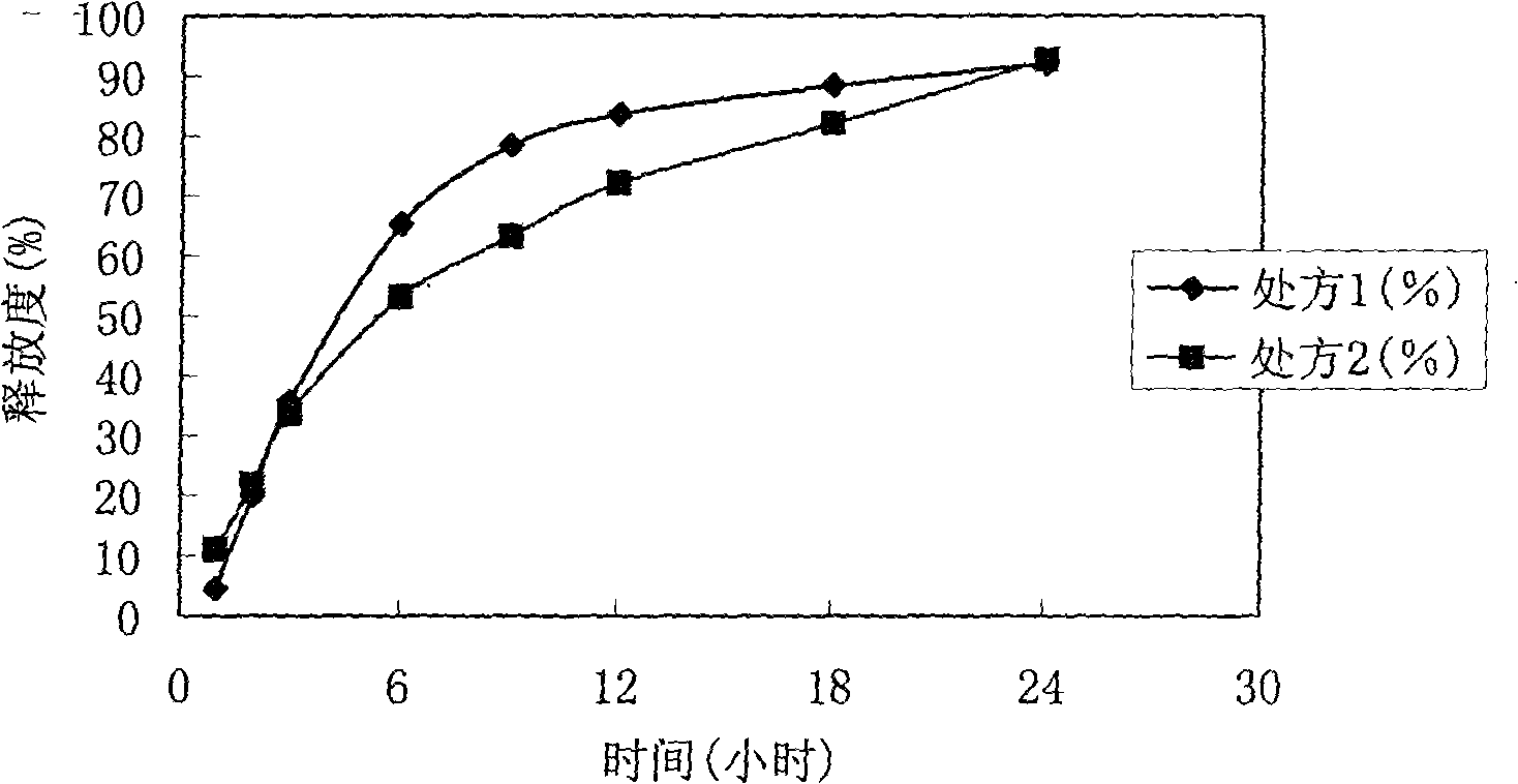 Sustained-release pellet of ginkgo biloba extract and its preparation