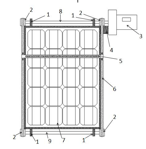Module surface cleaning device and module surface cleaning method