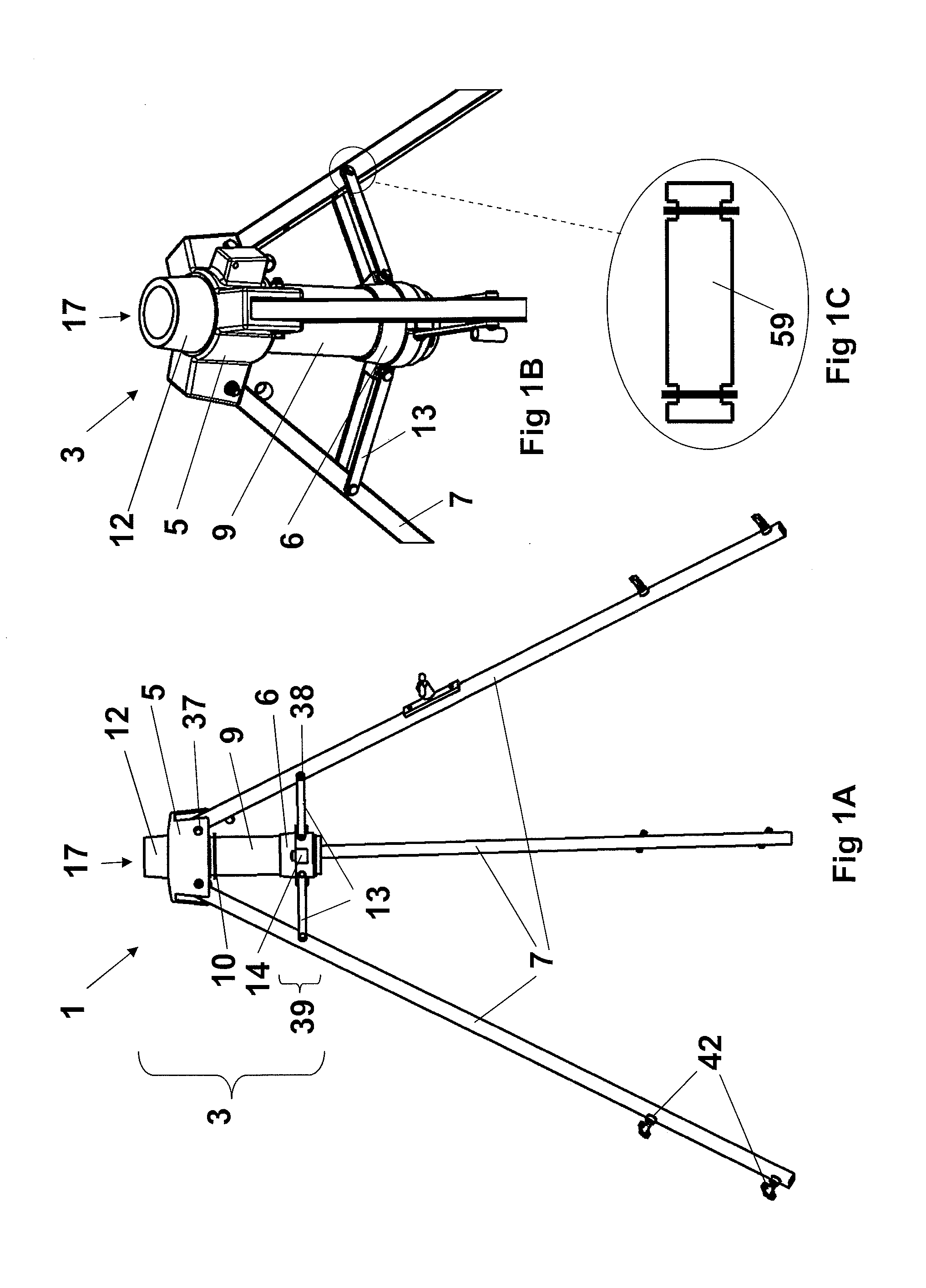 Method for keeping a transportable mast upright during erection or retraction thereof, and mast assembly