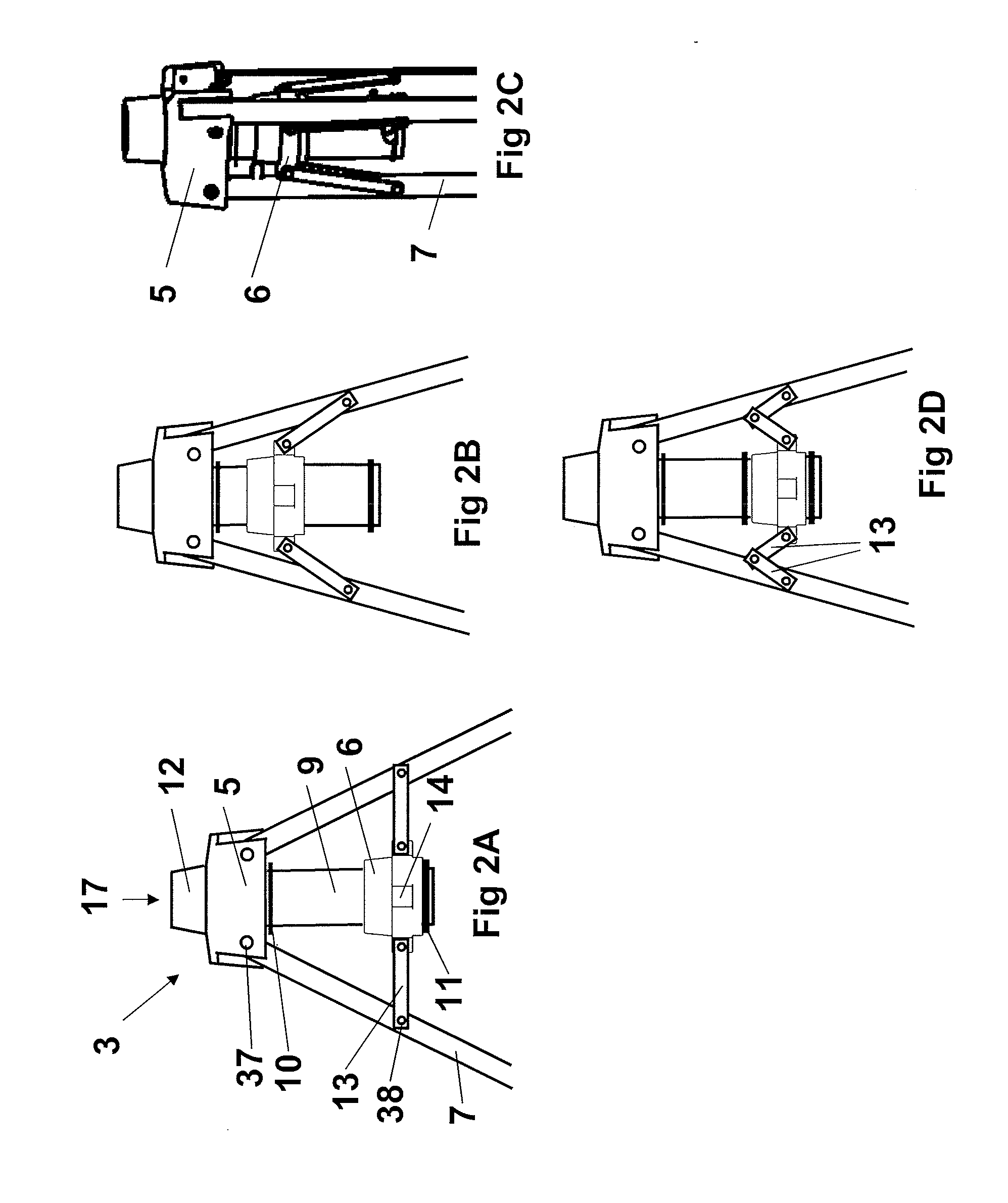 Method for keeping a transportable mast upright during erection or retraction thereof, and mast assembly