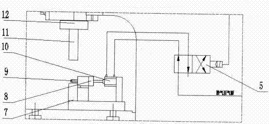 Copper pipe port machining device