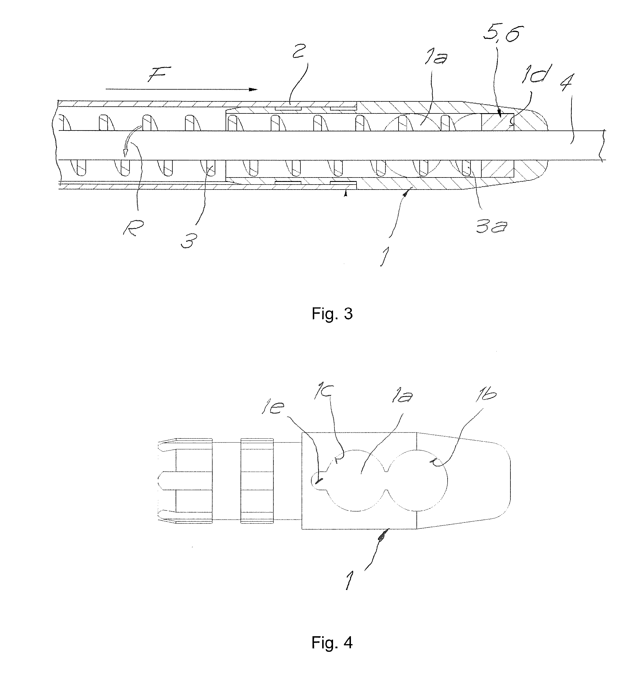 Catheter for aspirating, fragmenting and removing extractable material from blood vessels