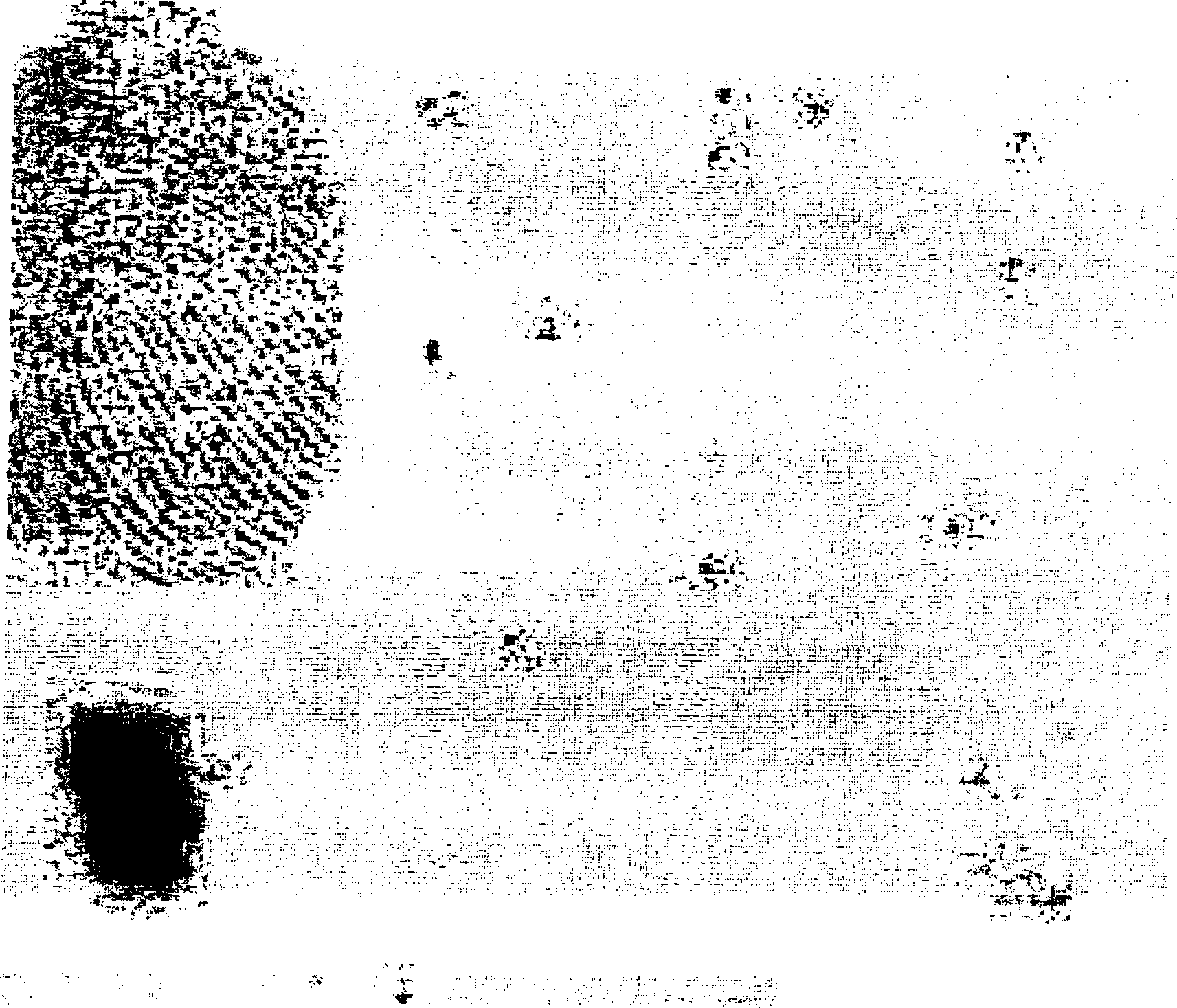 Acquisition and splicing method of three-face rolling fingerprint
