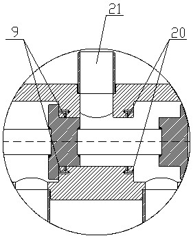 A sealed reversing valve and energy conversion device