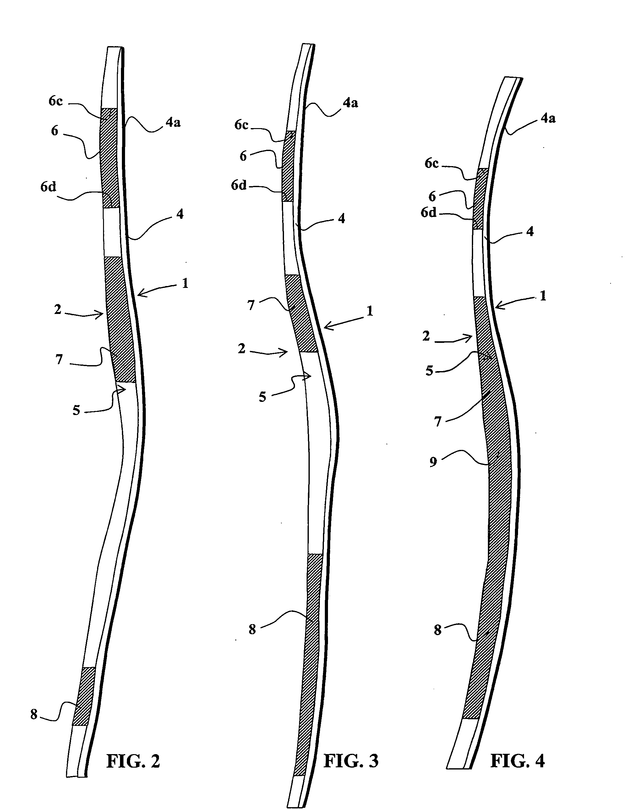 Selectively damping plantar insole