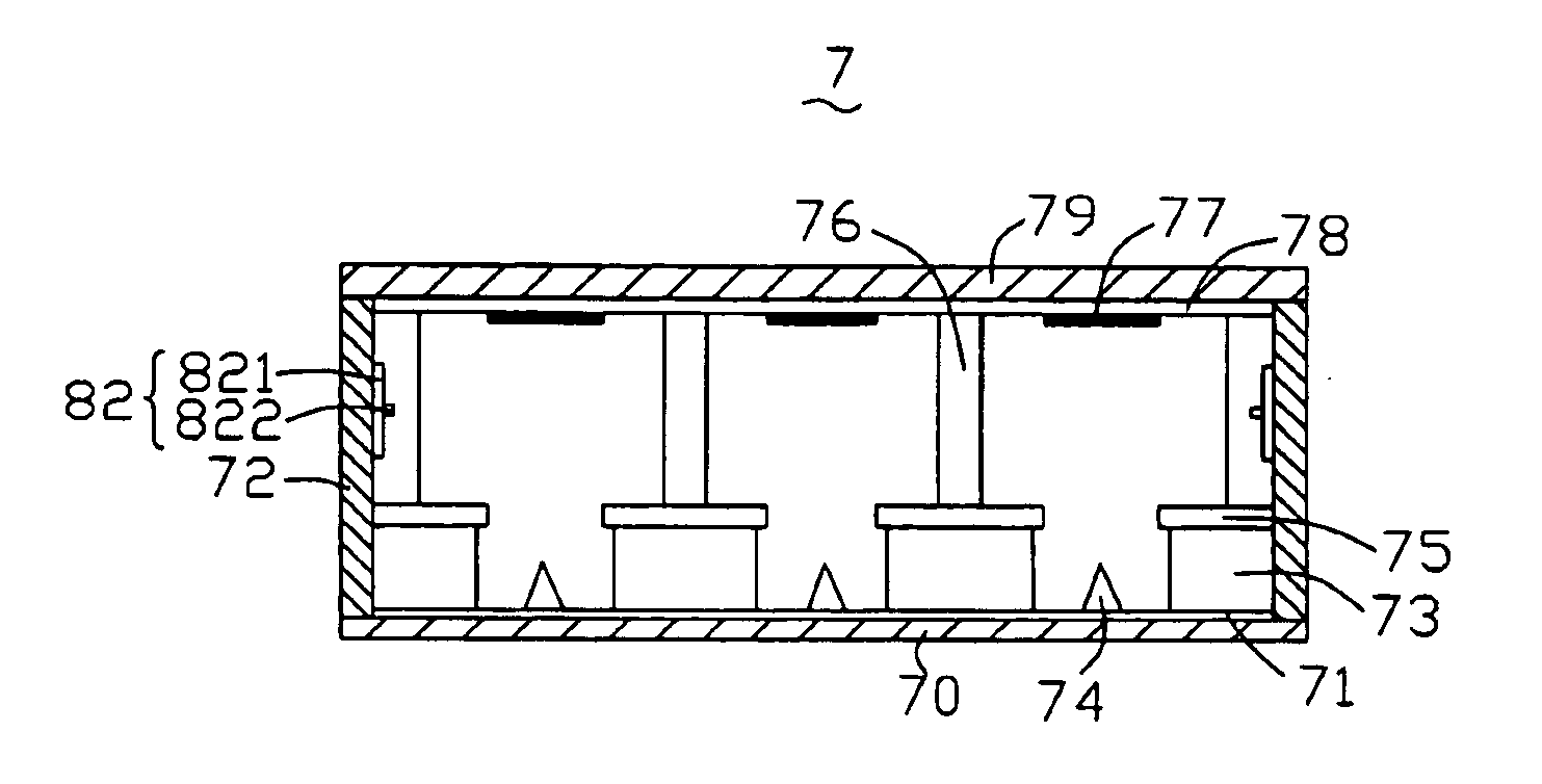 Flat panel display having non-evaporable getter material
