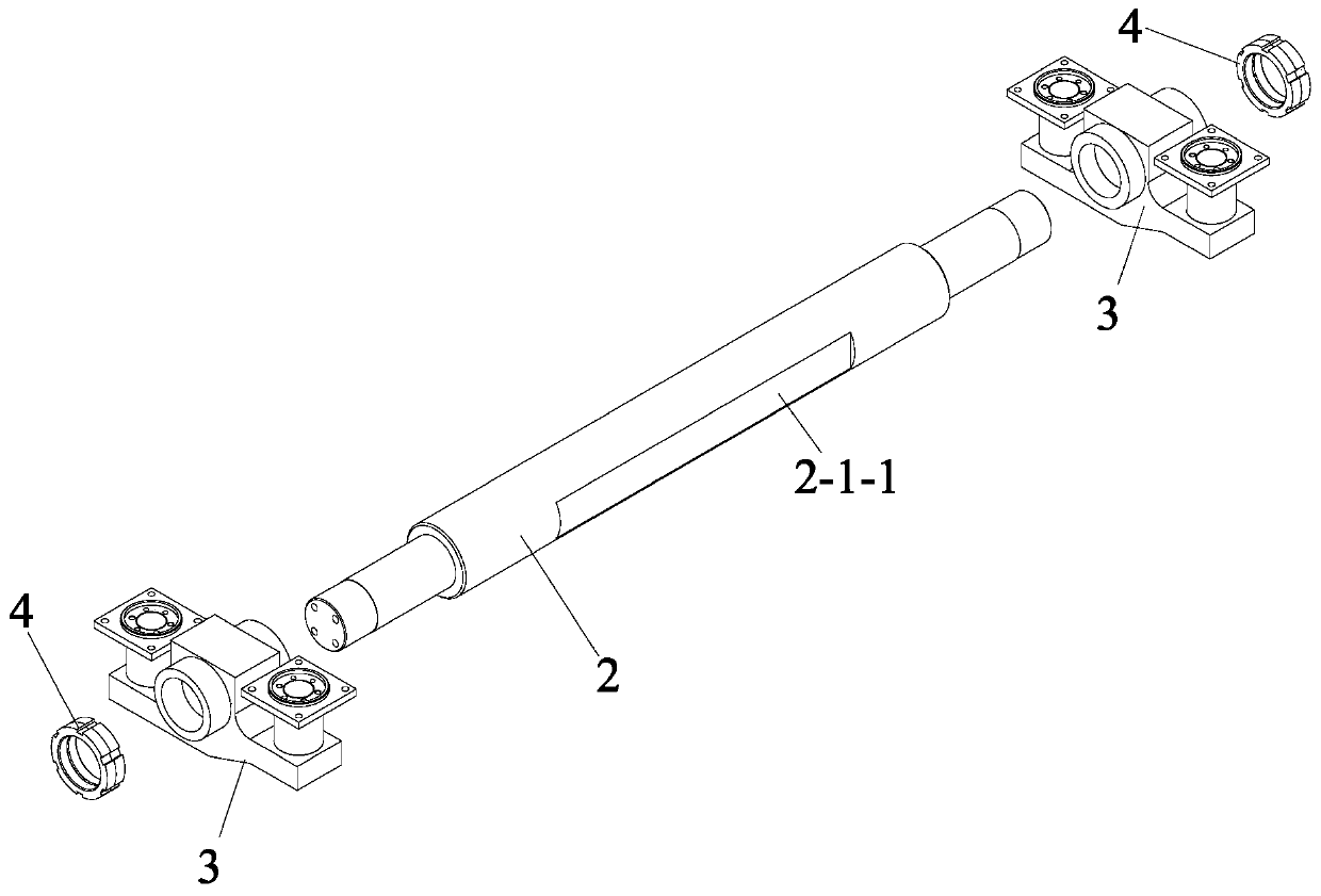 Transverse and longitudinal load loading mechanism based on special simulated axle device