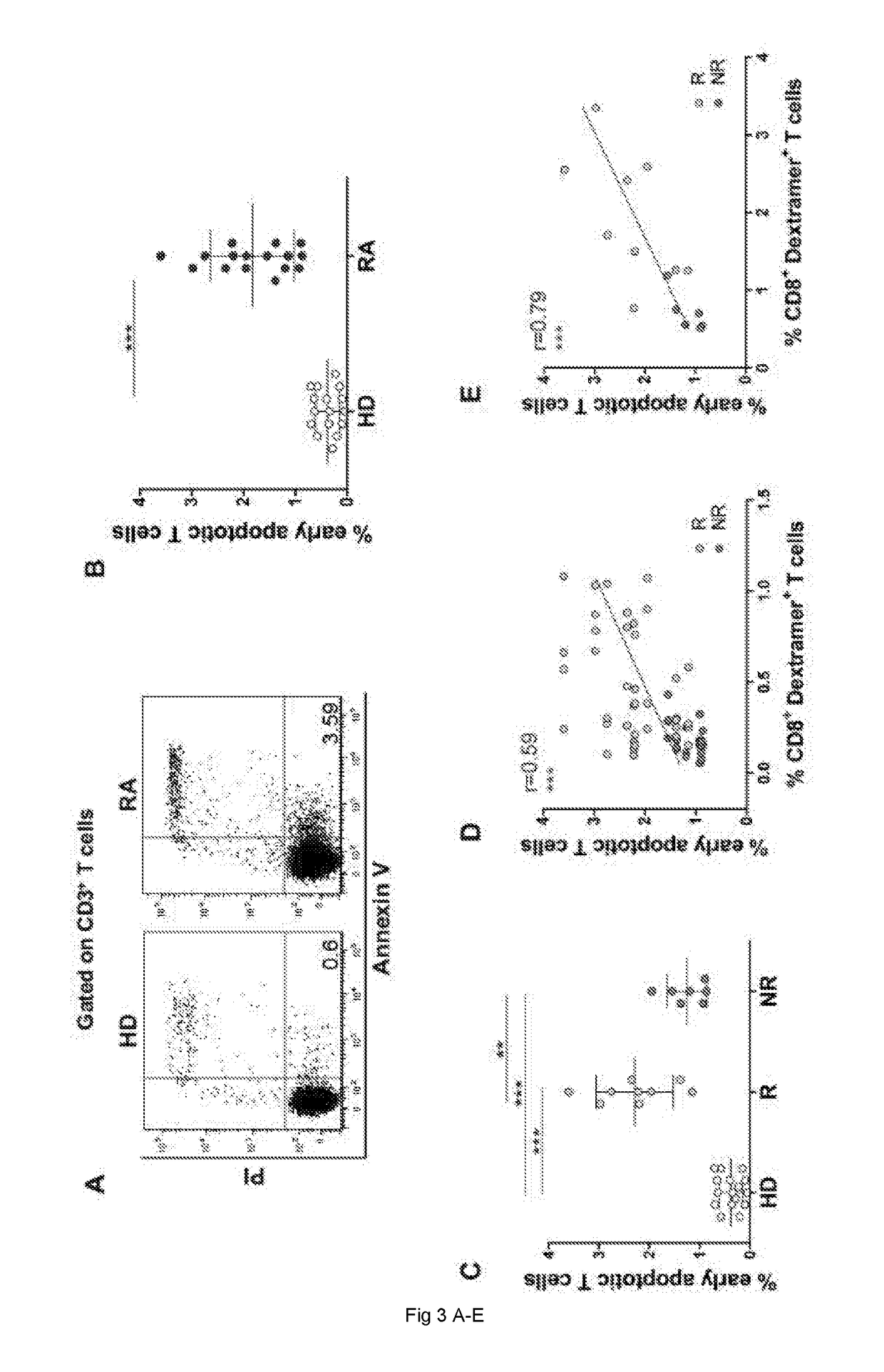 Method and kit for the predictive prognosis of responsiveness to treatments of autoimmune diseases