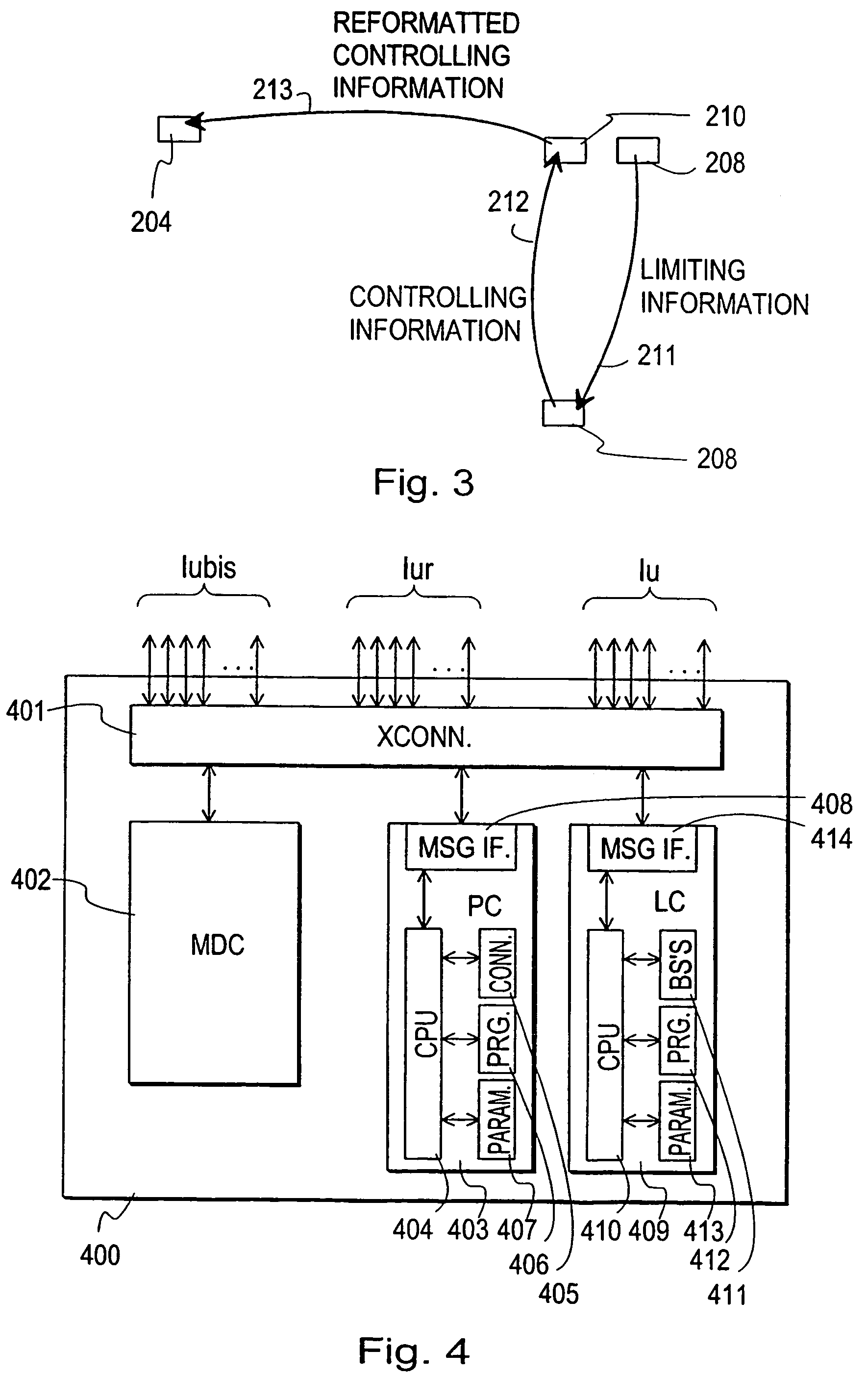 Method and a system for controlling a macrodiversity connection through at least two radio network controllers