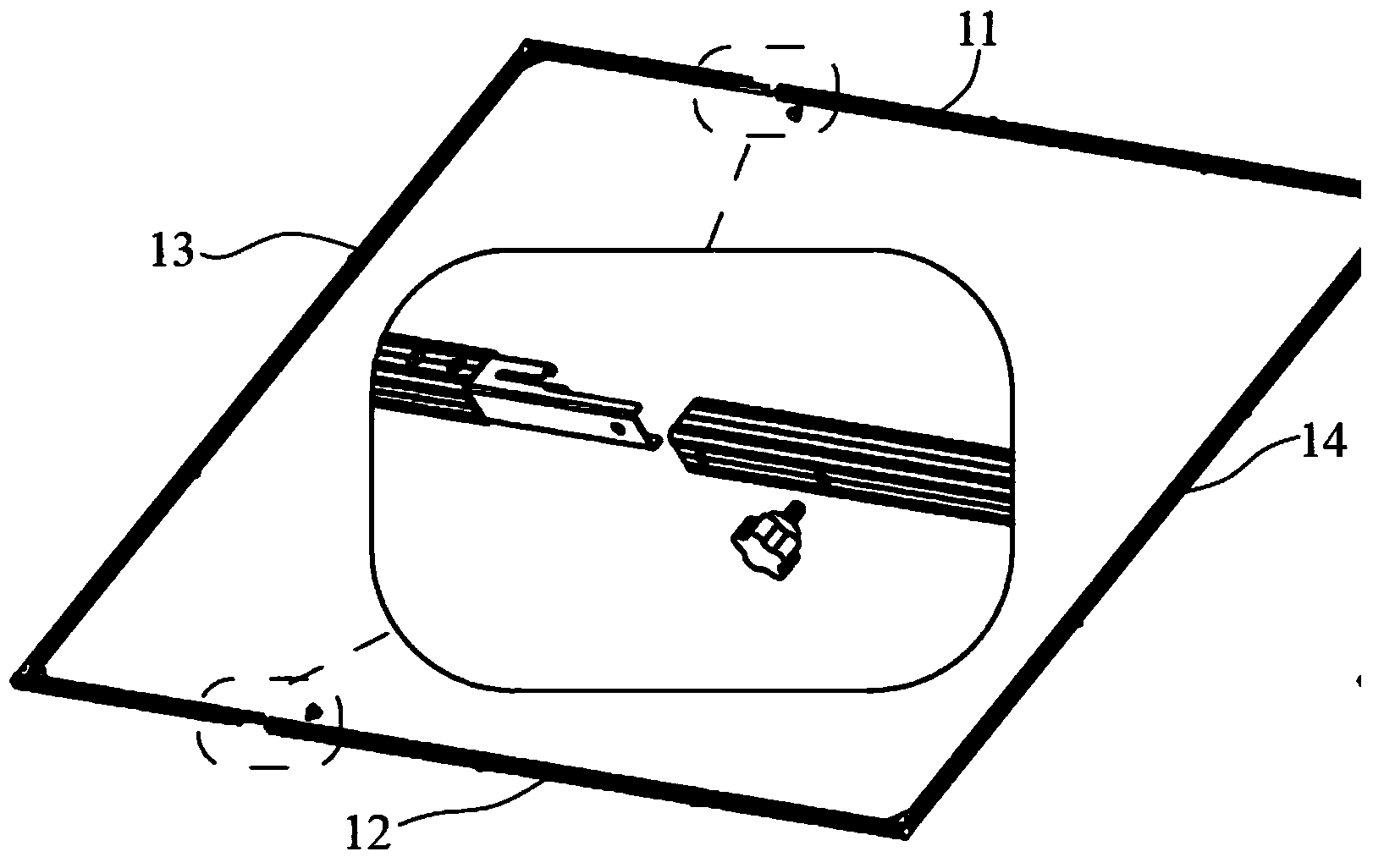 Folding frame screen