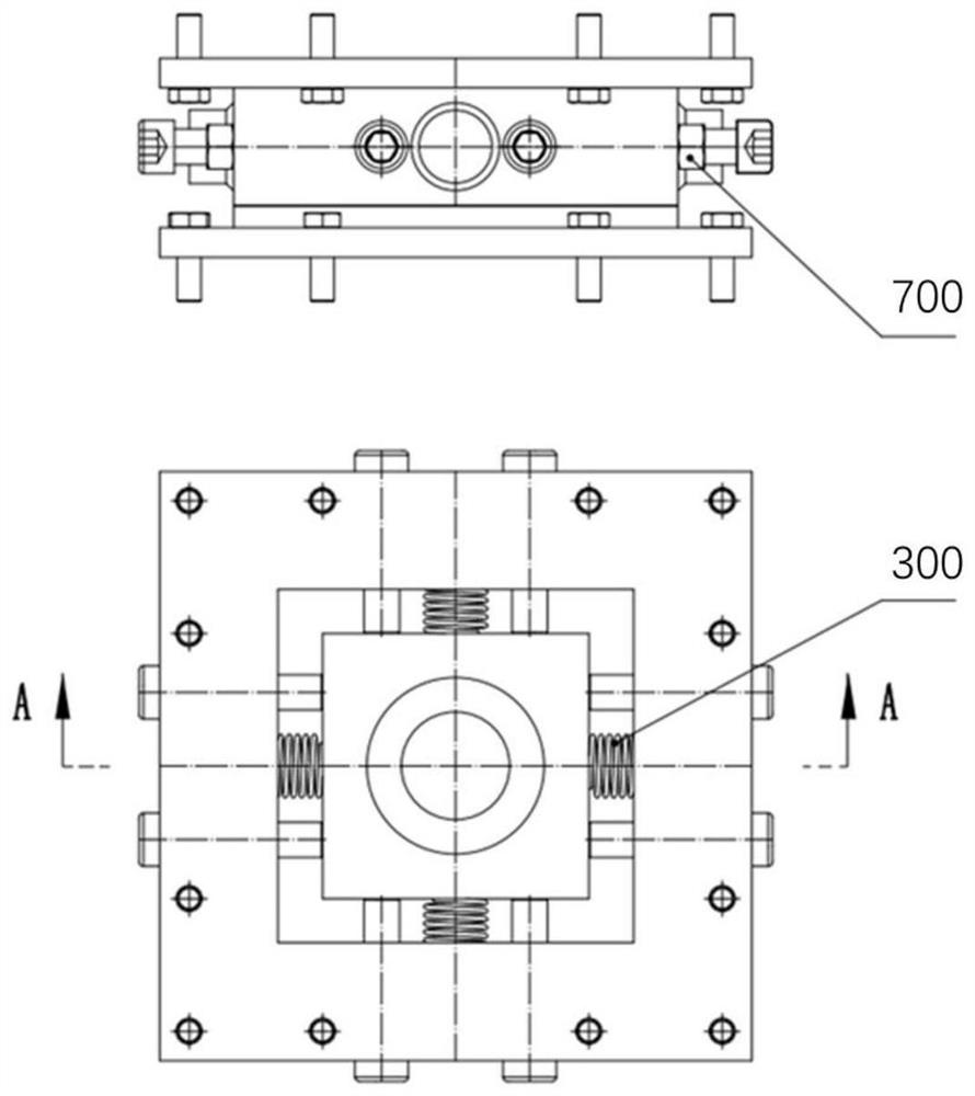 Carrier rocket transfer limiting device and transfer frame