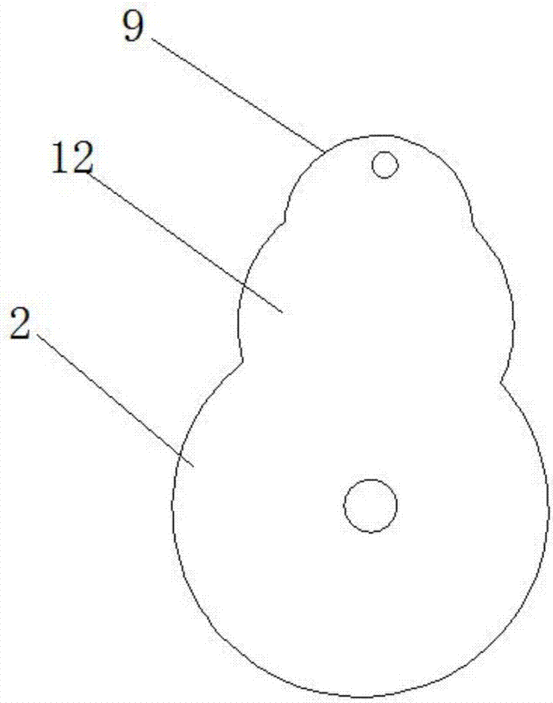 Mechanical intelligent self-locking rotating device