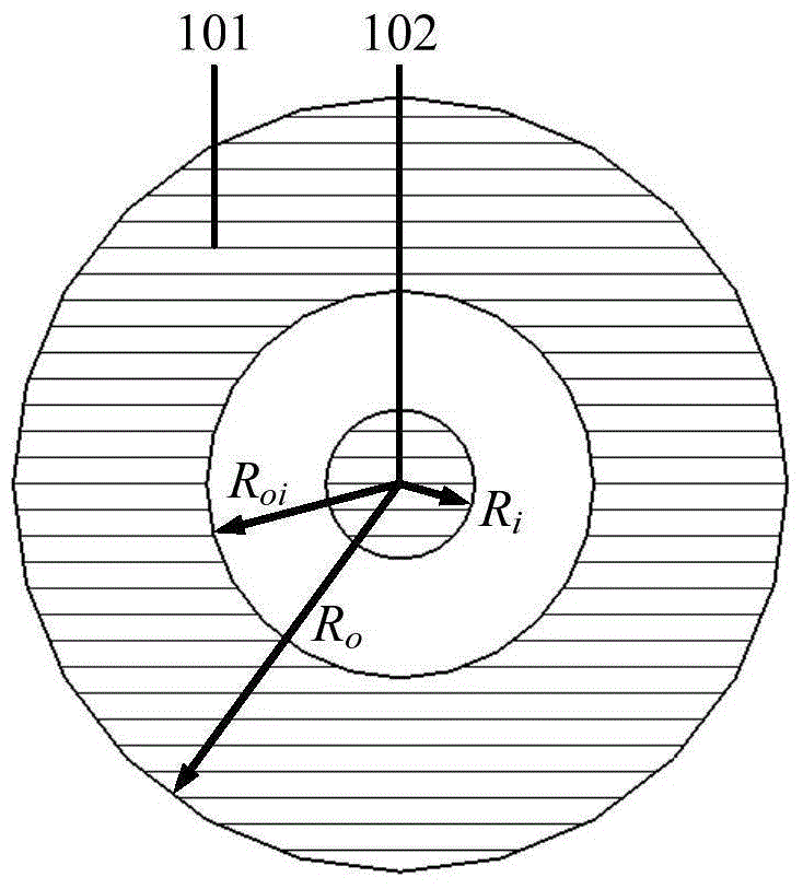 Compact relativistic magnetron with axially output TE11 mode